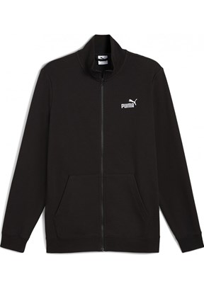 PUMA Ess No. 1 Logo Track - 68258401 Erkek Siyah Baskılı Ceket