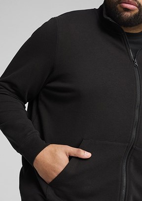 PUMA Ess No. 1 Logo Track - 68258401 Erkek Siyah Baskılı Ceket