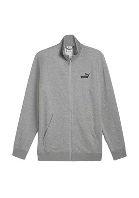 PUMA Ess No. 1 Logo Track - 68258403 Erkek Gri Baskılı Ceket