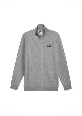 PUMA Ess No. 1 Logo Track - 68258403 Erkek Gri Baskılı Ceket