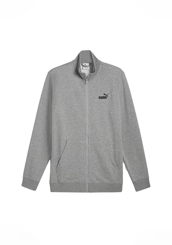 PUMA Ess No. 1 Logo Track - 68258403 Erkek Gri Baskılı Ceket