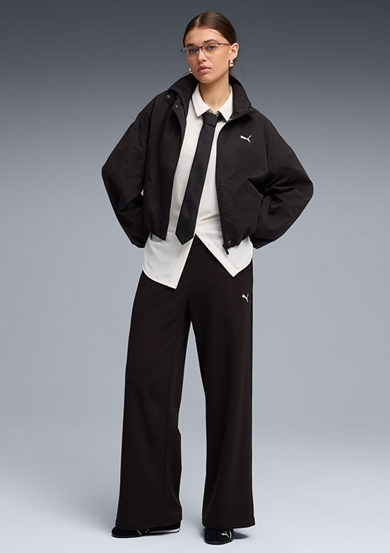 PUMA Ess Wide Leg - 69170301 Kadın Siyah Eşofman Altı