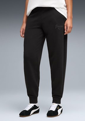 PUMA ESS SCRIPT Siyah Kadın Eşofman Altı