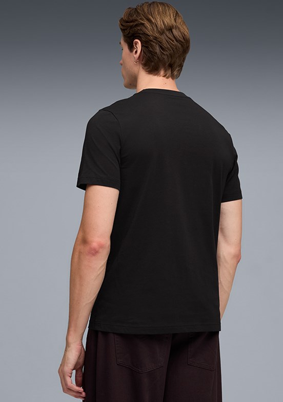 PUMA Graphic - 69177701 Erkek Siyah Baskılı T-Shirt