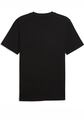 PUMA Graphic - 69177701 Erkek Siyah Baskılı T-Shirt
