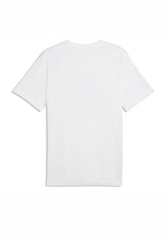 PUMA Graphic - 69177702 Erkek Beyaz Baskılı T-Shirt