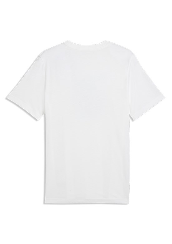 PUMA Graphic - 69177702 Erkek Beyaz Baskılı T-Shirt
