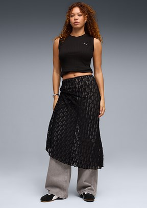 PUMA Her Tank - 69189301 Kadın Siyah Atlet T-Shirt