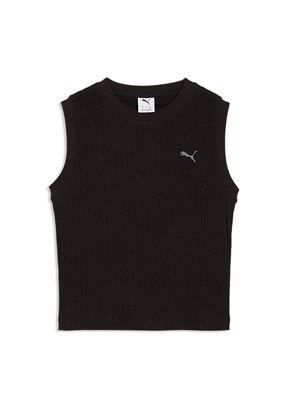 PUMA Her Tank - 69189301 Kadın Siyah Atlet T-Shirt