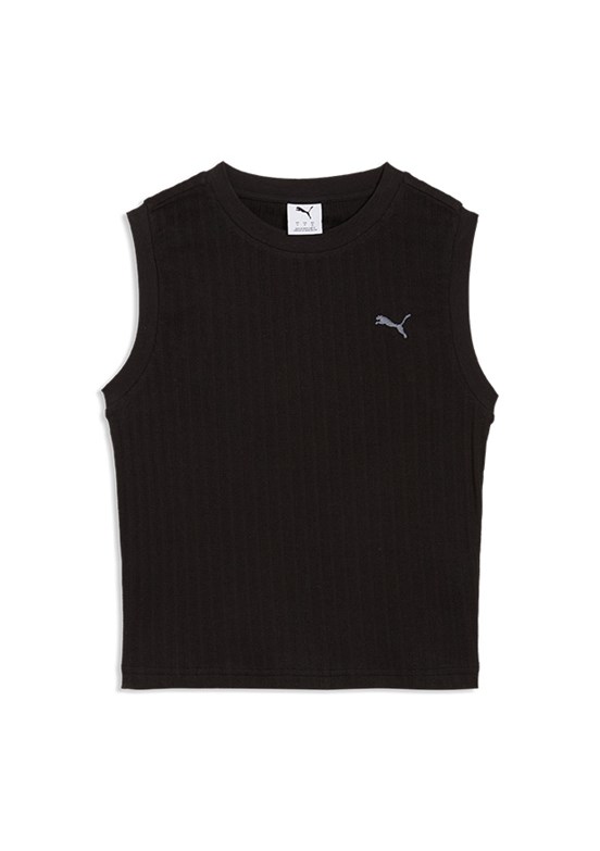 PUMA Her Tank - 69189301 Kadın Siyah Atlet T-Shirt