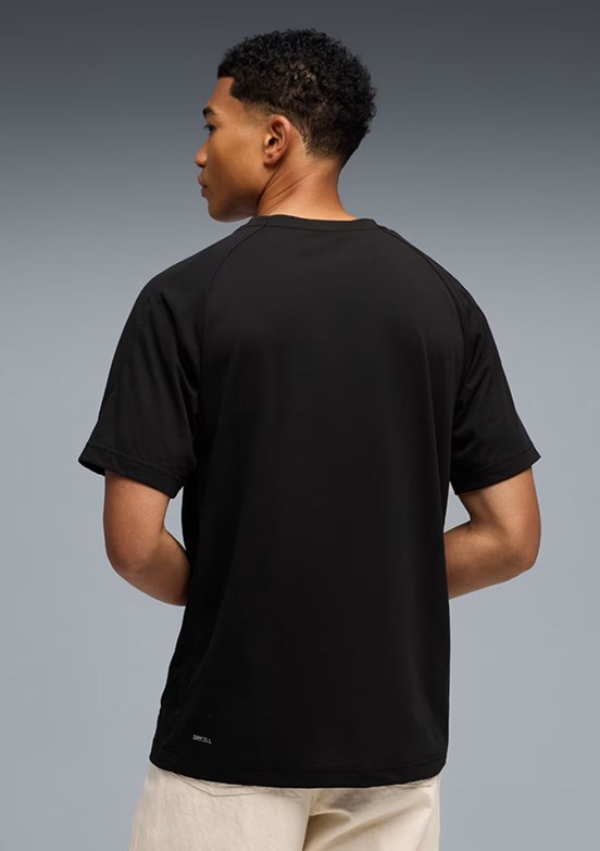 PUMA Siyah Erkek Baskılı T-Shirt