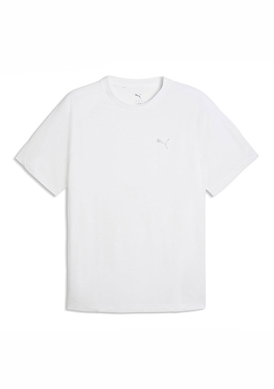 PUMA Beyaz Erkek Baskılı T-Shirt