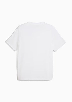 PUMA Beyaz Erkek Baskılı T-Shirt