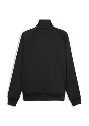 PUMA Ess T7 Poly Track - 69246201 Erkek Siyah Baskılı Ceket