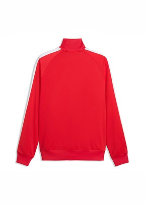 PUMA Ess T7 Poly Track - 69246211 Erkek Kırmızı Baskılı Ceket