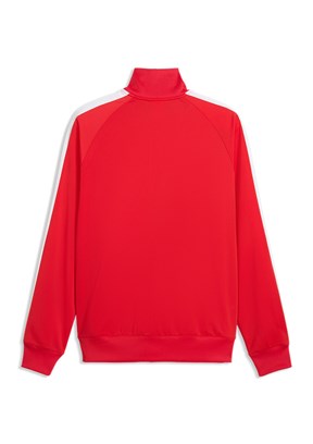 PUMA Ess T7 Poly Track - 69246211 Erkek Kırmızı Baskılı Ceket