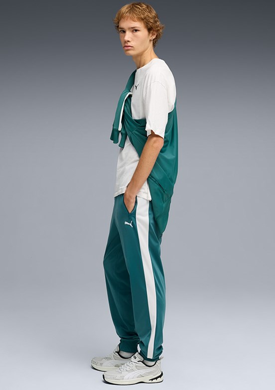 PUMA Ess T7 Poly - 69246341 Erkek Yeşil Eşofman Altı