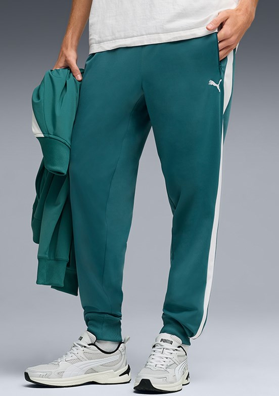PUMA Ess T7 Poly - 69246341 Erkek Yeşil Eşofman Altı