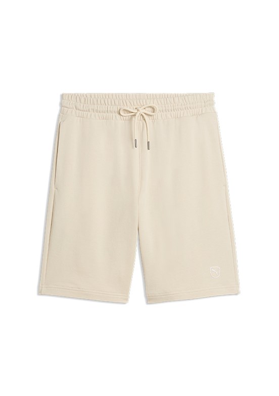 PUMA Ess Elevated Shorts 9" Tr - 69570287 Erkek Beyaz Örme Şort