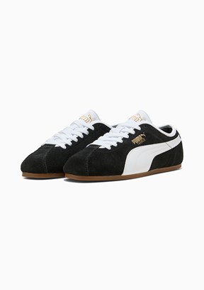 PUMA Tackle Black-White-Team Gold Unisex Sneaker Ayakkabı