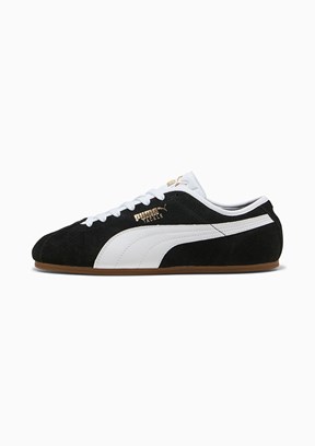 PUMA Tackle Black-White-Team Gold Unisex Sneaker Ayakkabı