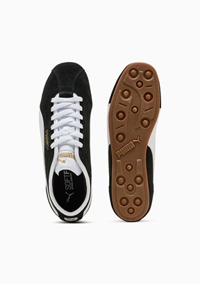 PUMA Tackle Black-White-Team Gold Unisex Sneaker Ayakkabı