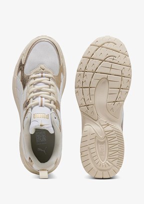 PUMA Milenio Tech 2000 Metallic Whisper Beyaz Kadın Sneaker Ayakkabı