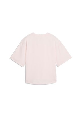 PUMA W Cloudspun Relaxed - 52745721 Kadın Bej Baskılı T-Shirt