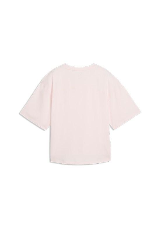 PUMA W Cloudspun Relaxed - 52745721 Kadın Bej Baskılı T-Shirt