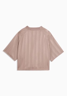 PUMA League - 52848388 Kadın Bej Baskılı T-Shirt