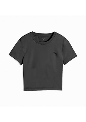 Puma Strong Cross Back - 52849401 Kadın Siyah Baskılı T-Shirt