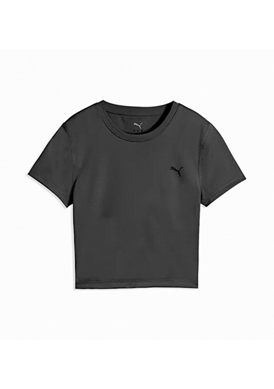 Puma Strong Cross Back - 52849401 Kadın Siyah Baskılı T-Shirt