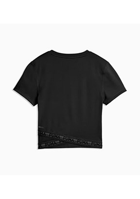 Puma Strong Cross Back - 52849401 Kadın Siyah Baskılı T-Shirt