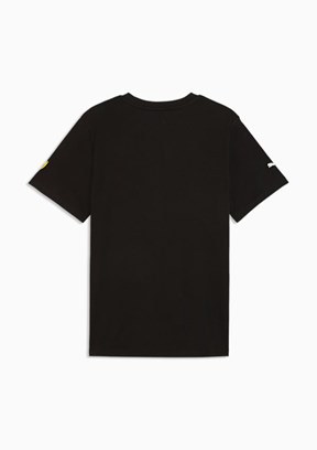 PUMA Ferrari Tonal Shield Tee - 63531101 Erkek Siyah Baskılı T-Shirt