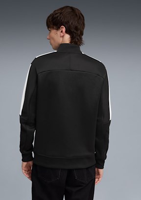 PUMA Ferrari Mt7 Track - 63583301 Erkek Siyah Baskılı Ceket