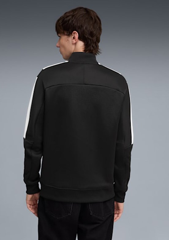 PUMA Ferrari Mt7 Track - 63583301 Erkek Siyah Baskılı Ceket