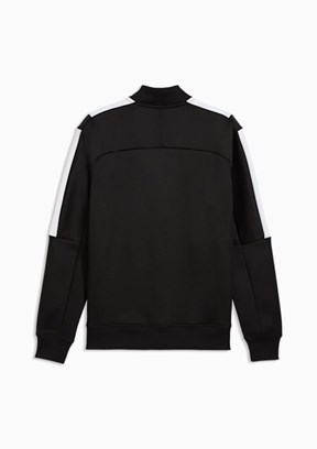 PUMA Ferrari Mt7 Track - 63583301 Erkek Siyah Baskılı Ceket