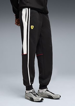 PUMA Ferrari Mt7 Track - 63583401 Erkek Siyah Eşofman Altı