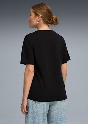 PUMA ESS GRAPHIC Animal Tee Siyah Kadın T-Shirt