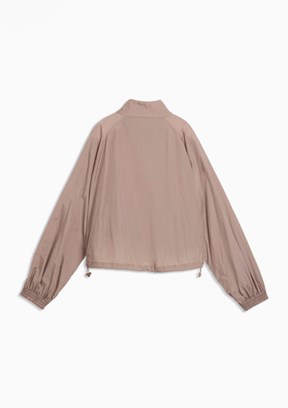 PUMA HER Relaxed Woven Full-Zip Taş Kadın Fermuarlı Mont