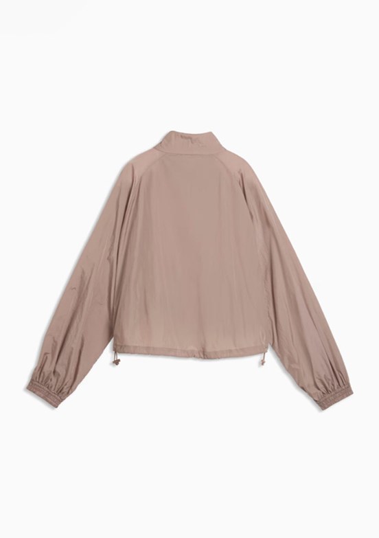 PUMA HER Relaxed Woven Full-Zip Taş Kadın Fermuarlı Mont