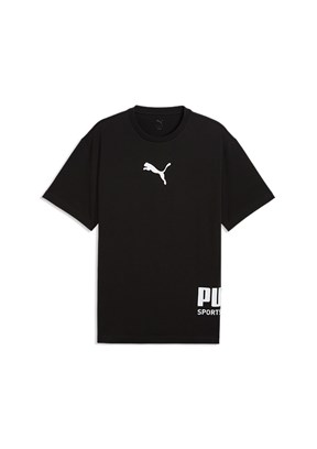PUMA Sport Graphic - 69216901 Erkek Siyah Baskılı T-Shirt