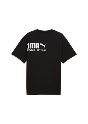 PUMA Sport Graphic - 69216901 Erkek Siyah Baskılı T-Shirt