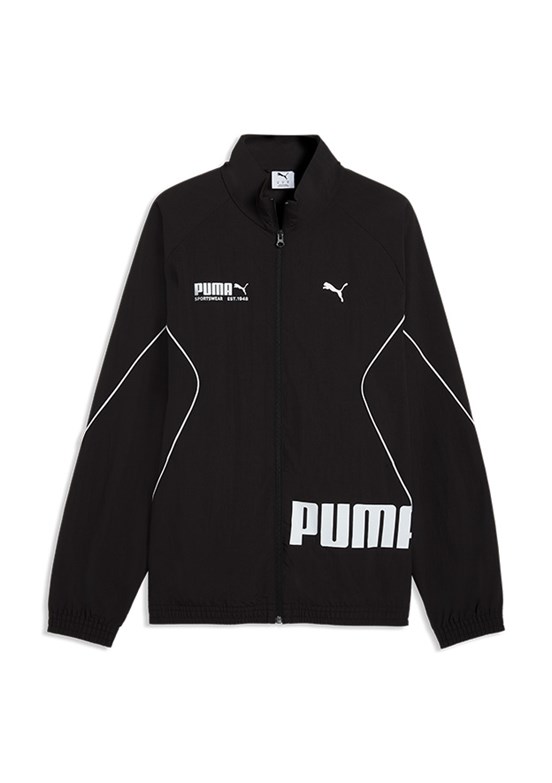 PUMA Sport Track - 69217301 Erkek Siyah Baskılı Ceket