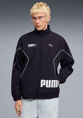 PUMA Sport Track - 69217316 Erkek Lacivert Baskılı Ceket