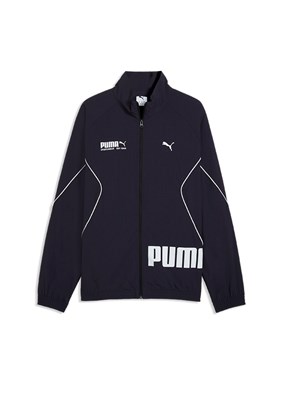 PUMA Sport Track - 69217316 Erkek Lacivert Baskılı Ceket