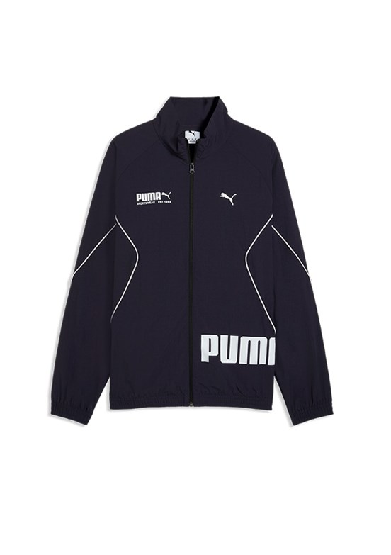 PUMA Sport Track - 69217316 Erkek Lacivert Baskılı Ceket