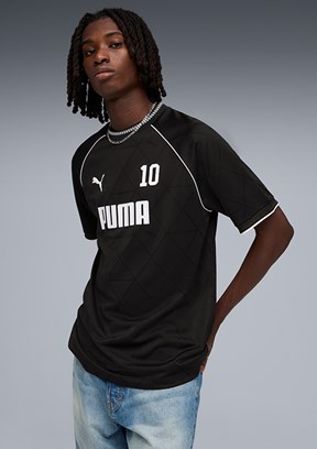 PUMA Sport Football Jersey - 69217701 Erkek Siyah Baskılı T-Shirt