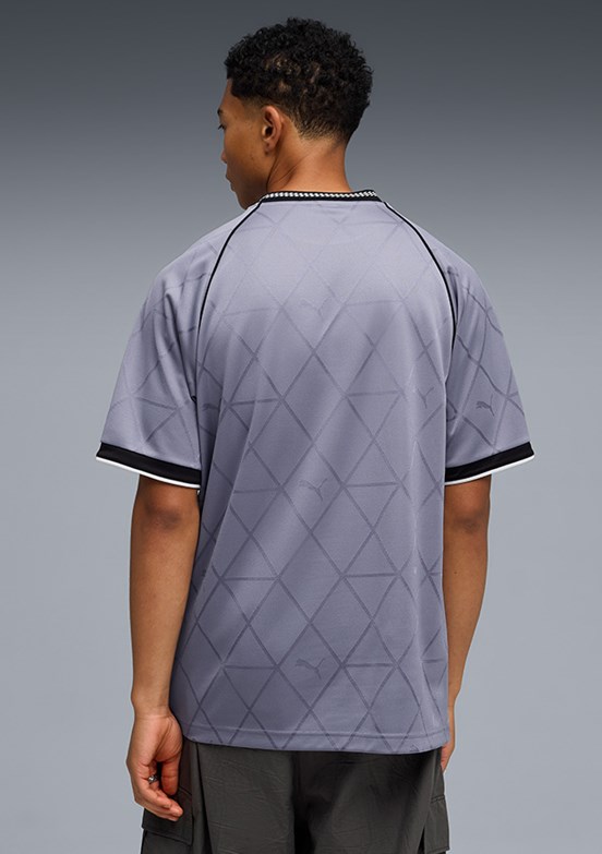 PUMA Sport Football Jersey - 69217765 Erkek Gri Baskılı T-Shirt