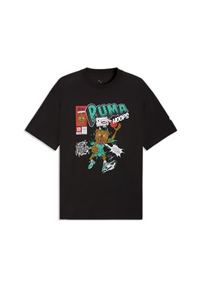PUMA Flagrant Foul Ss 4 - 69226201 Erkek Siyah Baskılı T-Shirt